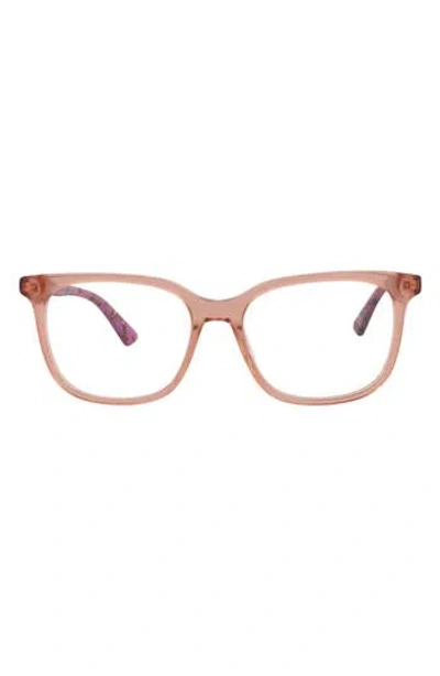 Alexander Mcqueen Mcqueen 52mm Square Optical Glasses In Neutral