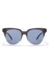 Alexander Mcqueen Mcqueen 53mm Cat Eye Sunglasses In Grey Grey Blue