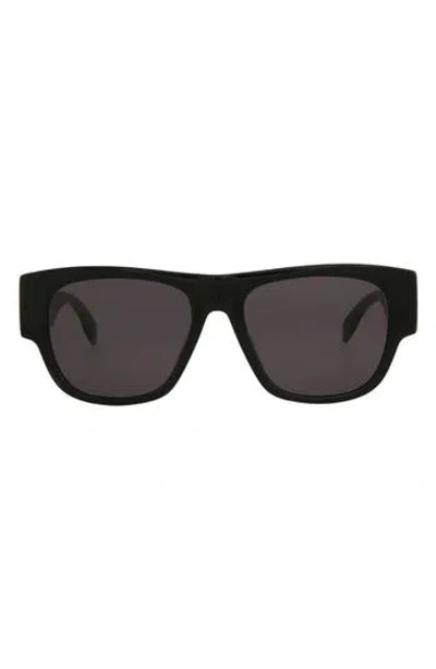 Alexander Mcqueen Mcqueen 54mm Square Sunglasses In Black