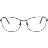Alexander Mcqueen Mcqueen 55mm Cat Eye Optical Glasses In Black