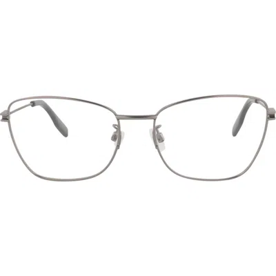 Alexander Mcqueen Mcqueen 55mm Cat Eye Optical Glasses In Neutral