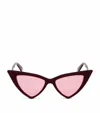 Alexander Mcqueen Alexander Mc Queen Cat Eye Sunglasses Am0518 S 003 In Black