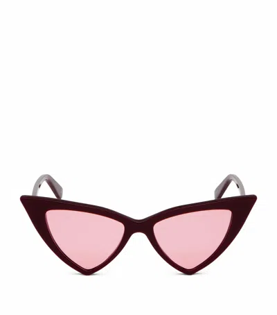ALEXANDER MCQUEEN ACETATE SPIKE SUNGLASSES