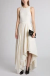 Alexander Mcqueen Mcqueen Asymmetrical Dress In Ivory