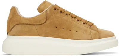Alexander Mcqueen Oversized Leather Sneakers In Labrador