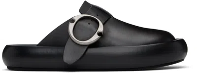 Alexander Mcqueen Black Arc Clogs In 1064