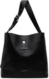 Alexander Mcqueen Black Pendant Tote In 1000 Black