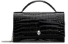 Alexander Mcqueen Top Handle Skull Bag In 1000 Black
