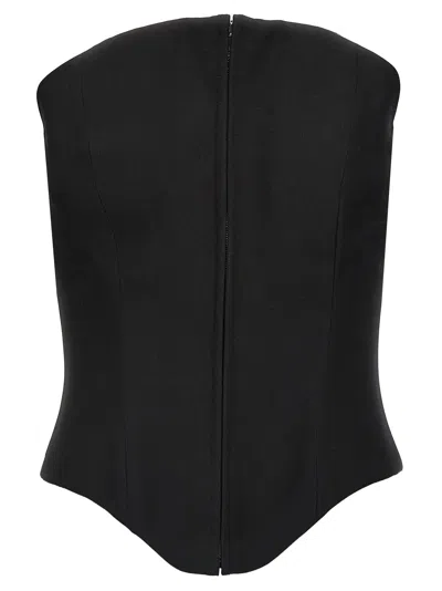 Alexander Mcqueen Corset Top Tops Black