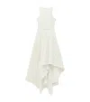 Alexander Mcqueen Cotton And Paper-blend Maxi Dress In White