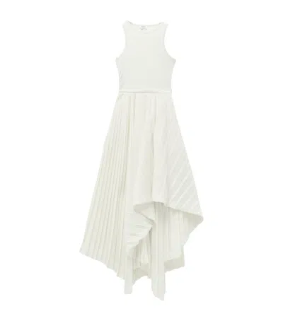 Alexander Mcqueen Cotton And Paper-blend Maxi Dress In White