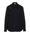 Alexander Mcqueen Cotton Harness Shirt In Black