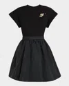 Alexander Mcqueen Alexander Mc Queen Hybrid Dress In Black