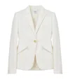 Alexander Mcqueen Mcqueen Women Single-breasted Blazer In White