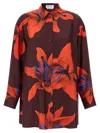 Alexander Mcqueen Flame Lily Shirt And Blouse Multicolor