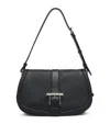 Alexander Mcqueen Alexander Mc Queen Satchel Black Leather Shoulder Bag In Black