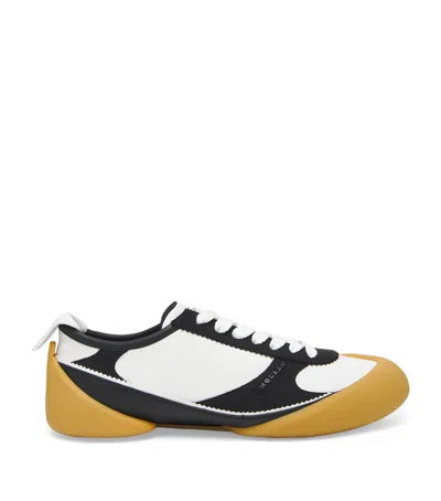 ALEXANDER MCQUEEN LEATHER FLEXION SNEAKERS