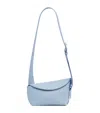 Alexander Mcqueen Leather T-bar Sling Cross-body Bag In Blue