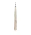 Alexander Mcqueen Mcqueen Leather Tassel Bag Charm In Nude