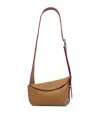Alexander Mcqueen Leather The T-bar Sling Cross-body Bag In Brown
