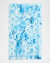 Alexander Mcqueen Mcqueen Classic Skull Bleached Foulard Scarf In Ivory/mult