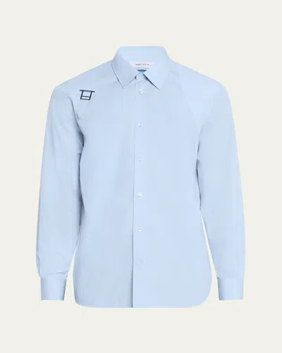 ALEXANDER MCQUEEN MEN'S HARNESS SPORT SHIRT WITH STRAP