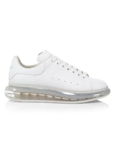Alexander Mcqueen Mcqueen Men's Men's Oversized Gel Sole Leather Platform Sneakers In White