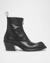 Alexander Mcqueen Mcqueen Sparrow Cuban Heel Boot In Black