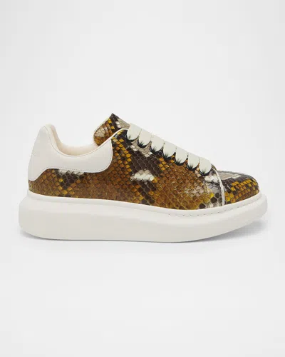 Alexander Mcqueen Oversized Sneakers In Rockocheroff White