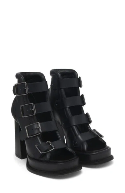 ALEXANDER MCQUEEN MCQUEEN PLATFORM CAGE SANDAL