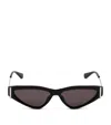 Alexander Mcqueen Side T-bar Sunglasses In Black