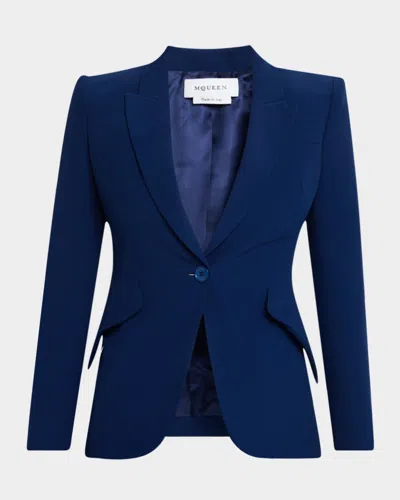 ALEXANDER MCQUEEN SINGLE-BREASTED BLAZER JACKET