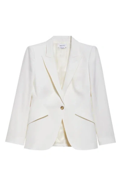 ALEXANDER MCQUEEN MCQUEEN SINGLE BREASTED WOOL MARTINGALE BLAZER