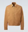 Alexander Mcqueen Mcqueen Skull Embroidery Jacket In Brown