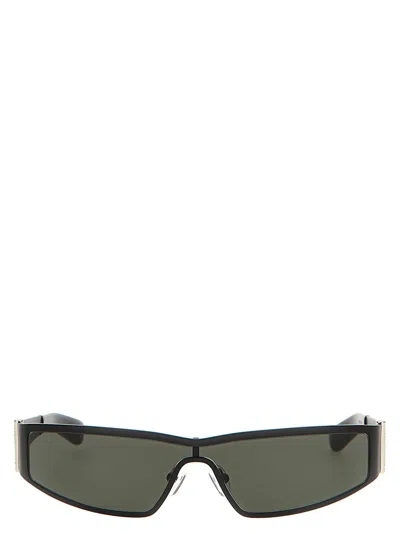 Alexander Mcqueen Stile Duemila Sunglasses Black In Green