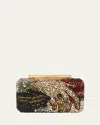Alexander Mcqueen Mcqueen T-bar Box Clutch In Multicolor