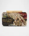 Alexander Mcqueen Mcqueen T-bar Box Clutch In Multicolor