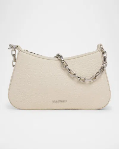 Alexander Mcqueen T-bar Sling Pouch In Ivory/gold