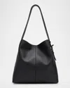 Alexander Mcqueen Mcqueen T-bar Sling Hobo Bag In Black
