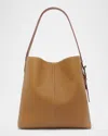 Alexander Mcqueen T-bar Sling Shoulder Bag In Pecan