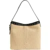 Alexander Mcqueen Mcqueen T-bar Sling Shoulder Bag In Natural/black/silver