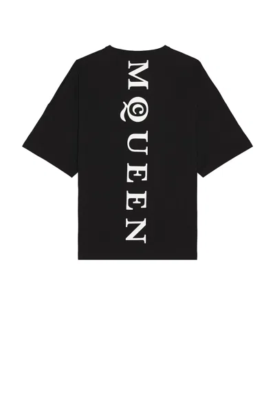 Alexander Mcqueen T-shirt In Black & White
