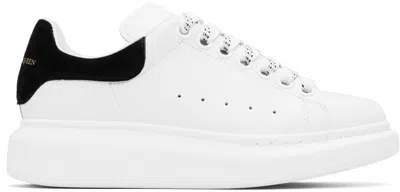 Alexander Mcqueen White & Black Oversized Sneakers In 9061 White/black