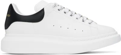 ALEXANDER MCQUEEN WHITE & BLACK OVERSIZED SNEAKERS