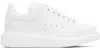 Alexander Mcqueen Big Sole White Low Top Sneakers In Leather Woman In 9000 White