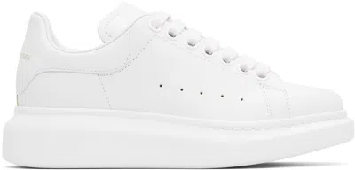 Alexander Mcqueen White Oversized Sneakers In 9000 White