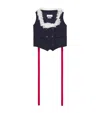 ALEXANDER MCQUEEN WOOL DOUBLE-BREASTED WAISTCOAT