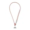 M.craftsman Pink / Purple Yoggle Power Click C-c Charging Cable + Crossbody Phone Strap - The Morris - Dark Pink