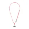 M.craftsman Pink / Purple Yoggle Power Click C-c Charging Cable + Crossbody Phone Strap - The Warhol -hot Pink