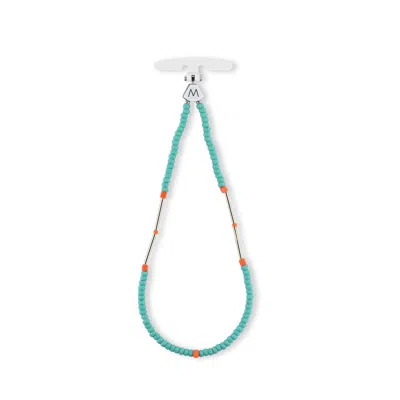 M.craftsman Women's Blue M Beads Phone Bracelet - Bird Of Paradise